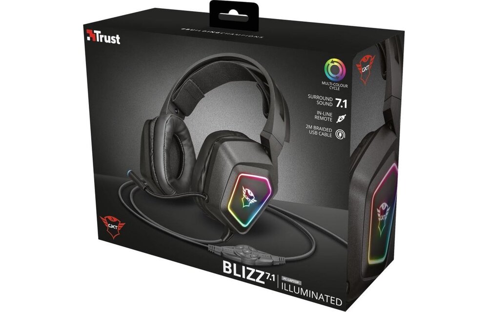 Trust GXT 450 (Zwart) - Gaming headset
