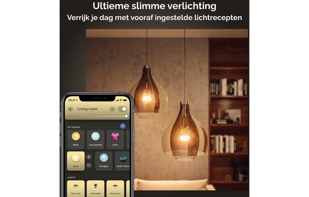 Philips Hue Starterkit E27 White Ambiance - Slimme lamp