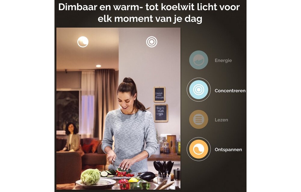 Philips Hue Starterkit E27 White Ambiance - Slimme lamp