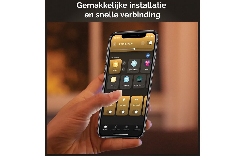 Philips Hue Starterkit E27 White Ambiance - Slimme lamp