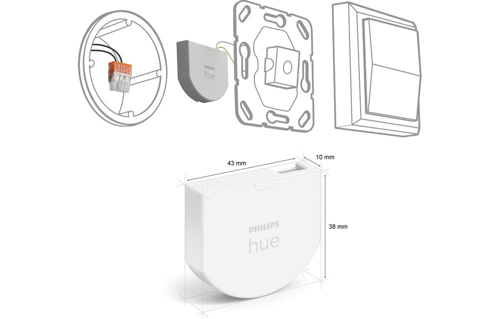 Philips Hue Wall Switch Wandschakelaarmodule