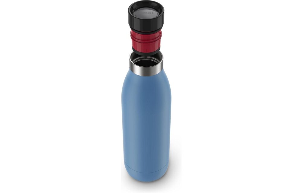 Tefal Bludrop Basic 0,5L RVS/Blauw - Drinkfles