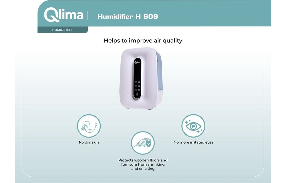 Qlima H 609 - Luchtbevochtiger