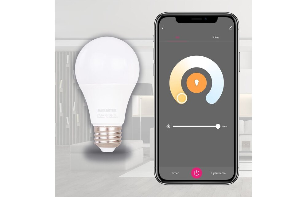 Marmitek Glow ME E27 Wit - Slimme lamp