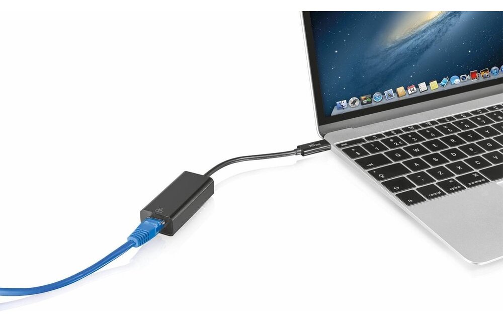 Trust 21491 USB-C naar Ethernet - Adapter