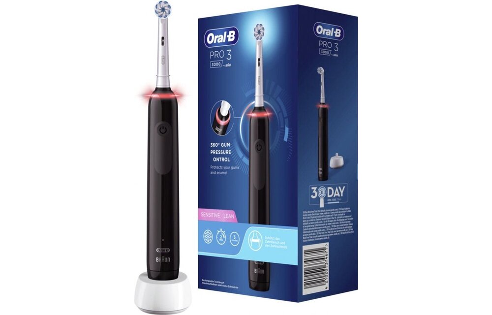 Oral-B Pro 3 3000 Pure Clean Zwart - Elektrische tandenborstel
