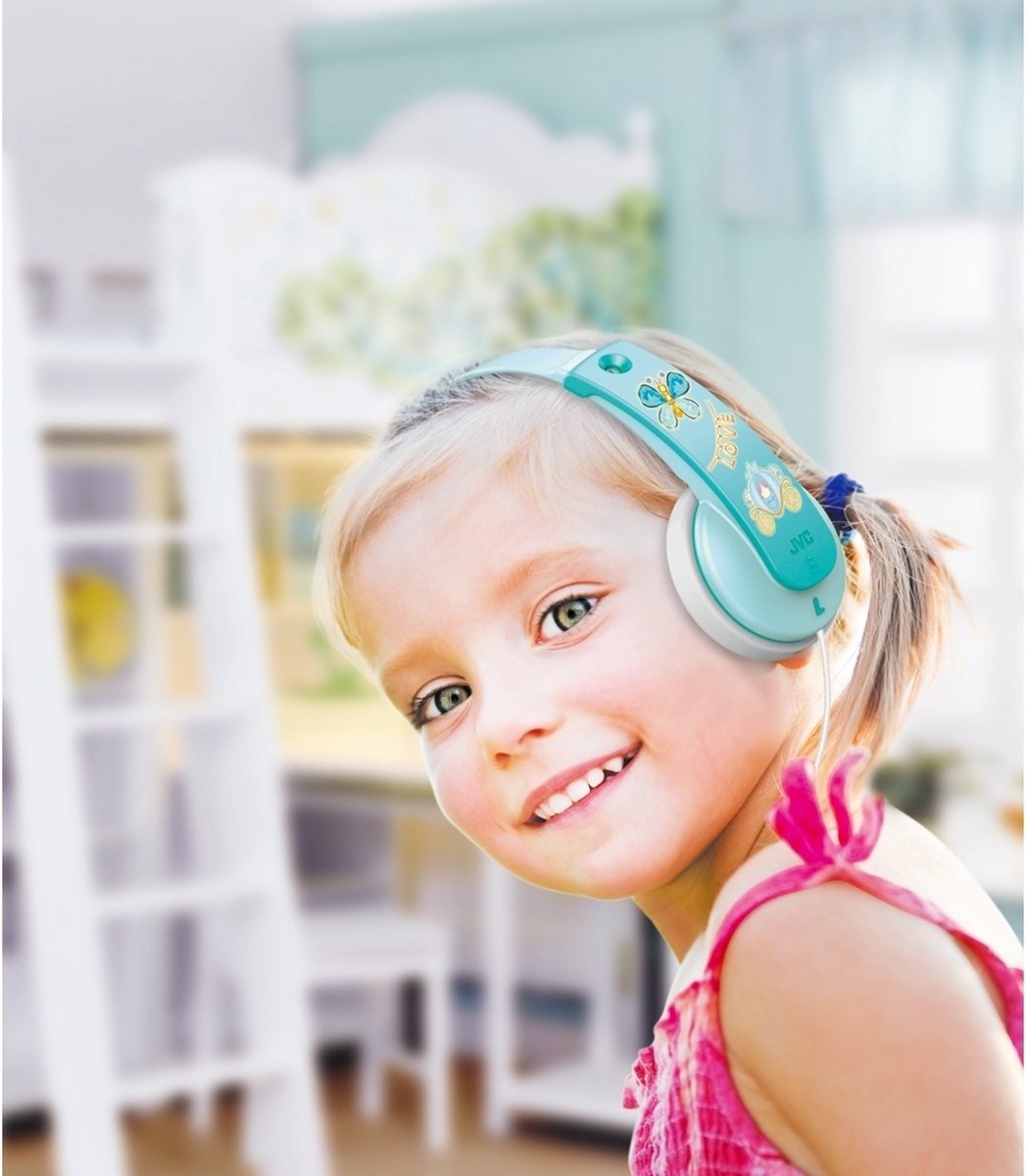 JVC HA-KD7 Blauw - Kinder koptelefoon