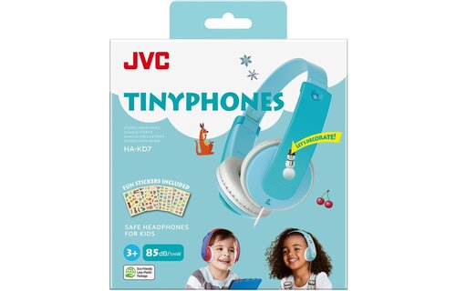 JVC HA-KD7 Blauw - Kinder koptelefoon