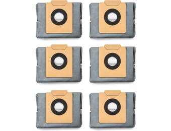 Eufy antibacteriële en geurverdrijvende stofzak voor X8 Pro-serie + X10 (6 stuks) - Stofzuigerzakken
