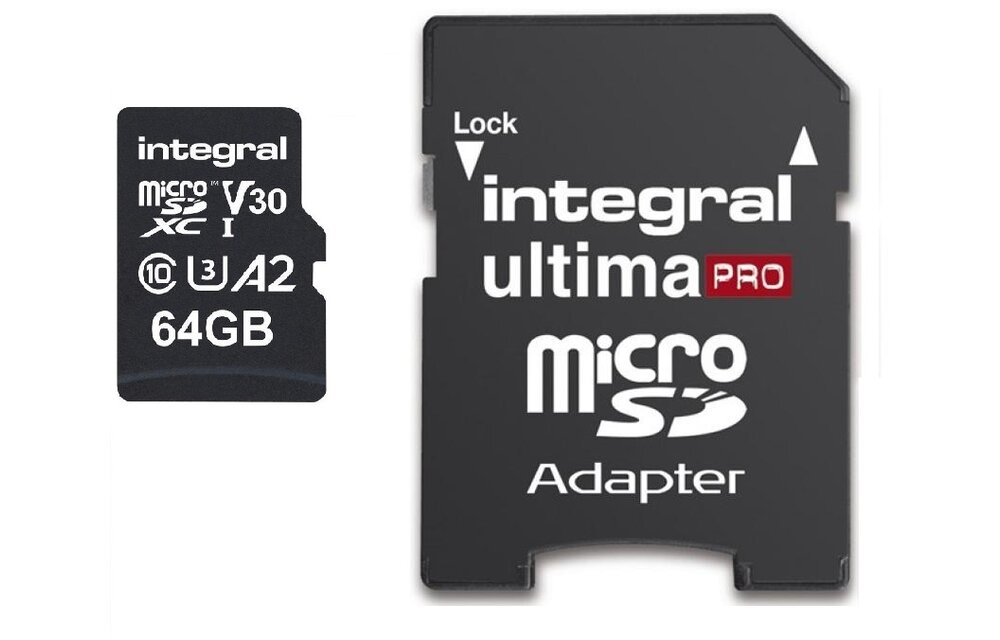Integral Security MicroSDXC 64GB Class 10 - Micro SD kaart