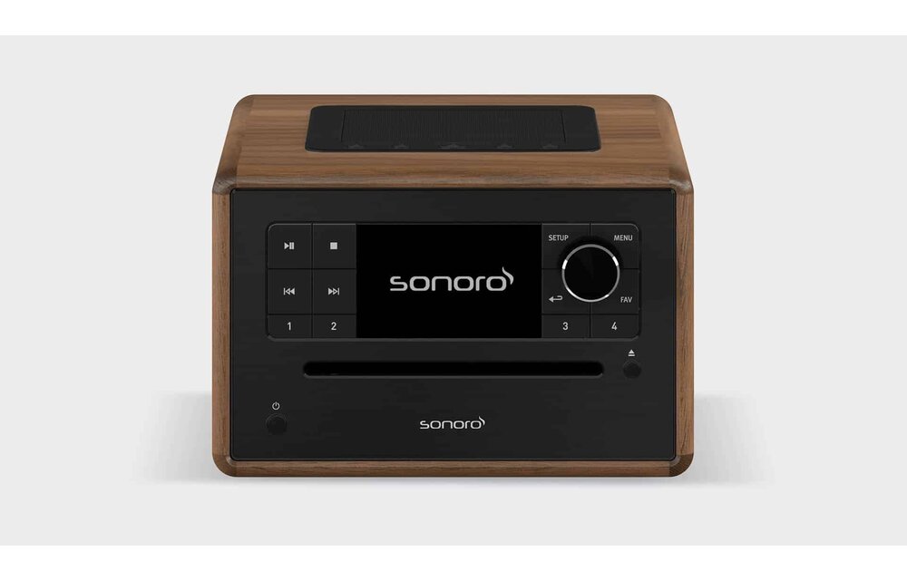 Sonoro Elite X Antraciet/ walnut - Radio