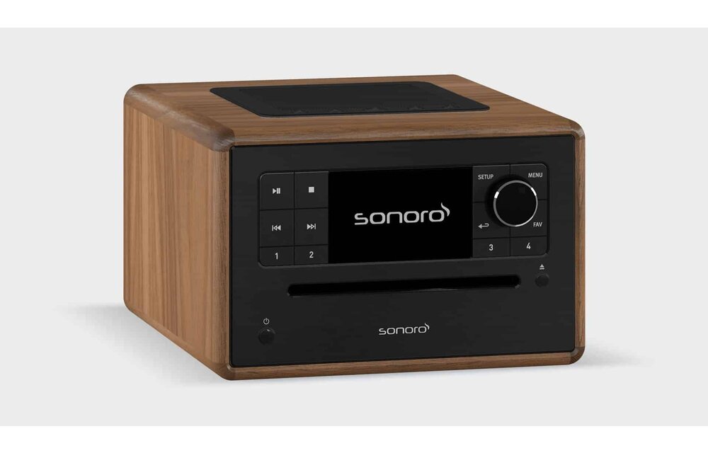 Sonoro Elite X Antraciet/ walnut - Radio