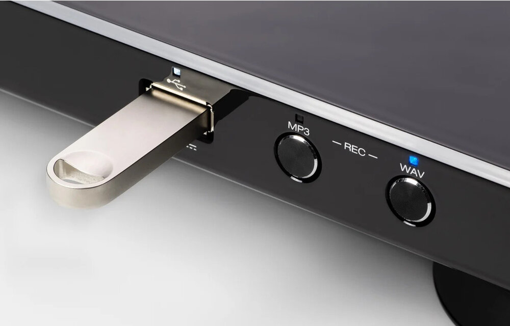 Denon DP-450USB Zwart - Platenspeler