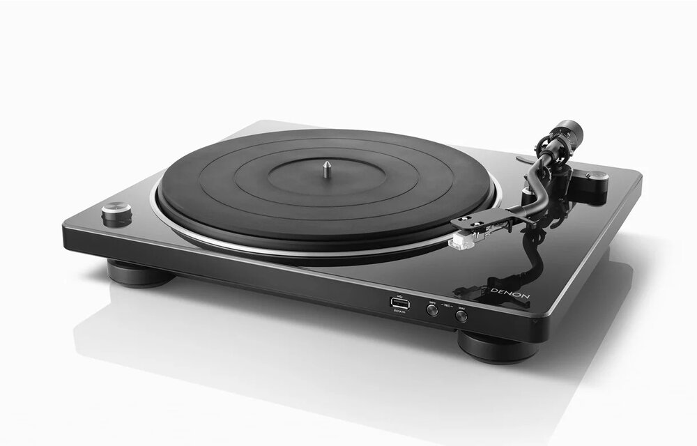 Denon DP-450USB Zwart - Platenspeler