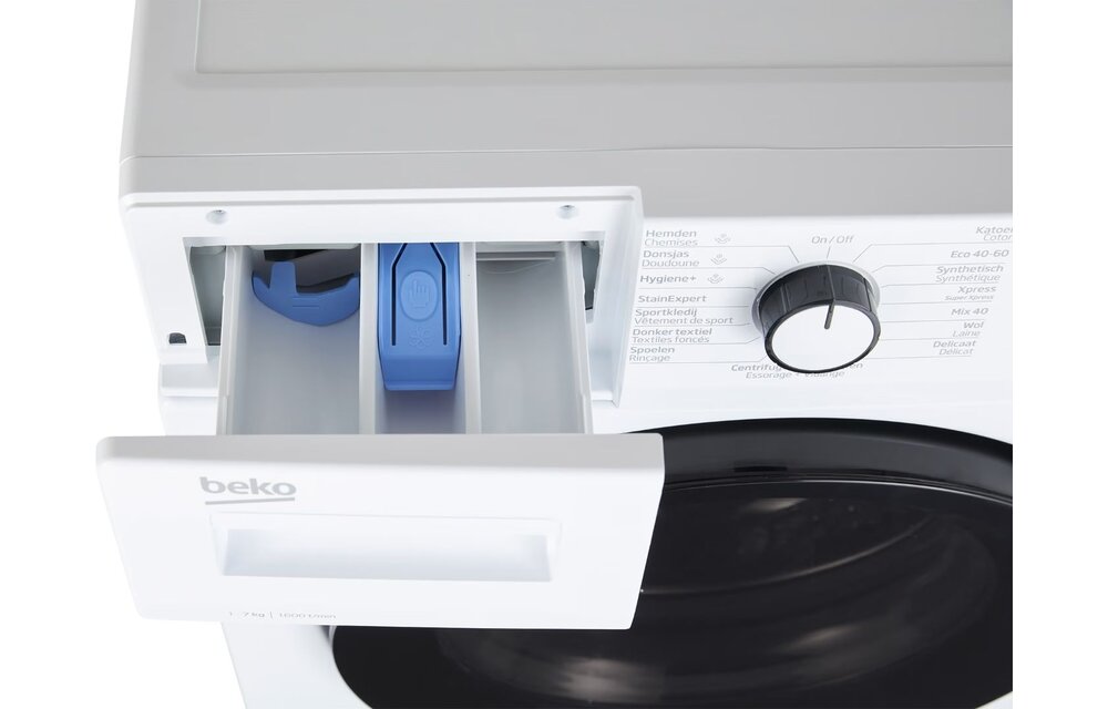 Beko WTV7825XCW1 SteamCure - Wasmachine