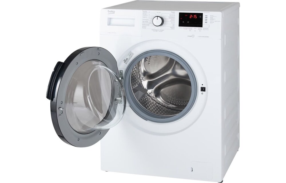 Beko WTV7825XCW1 SteamCure - Wasmachine
