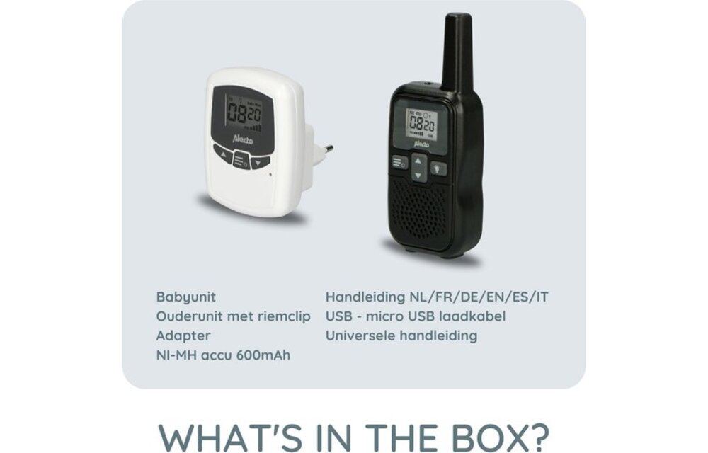 Alecto DBX80BK - Babyfoon