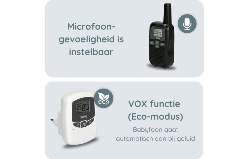 Alecto DBX80BK - Babyfoon