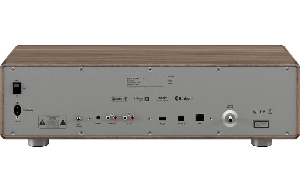 Sonoro Meisterstuck SO-610 V2 Walnoot - Radio