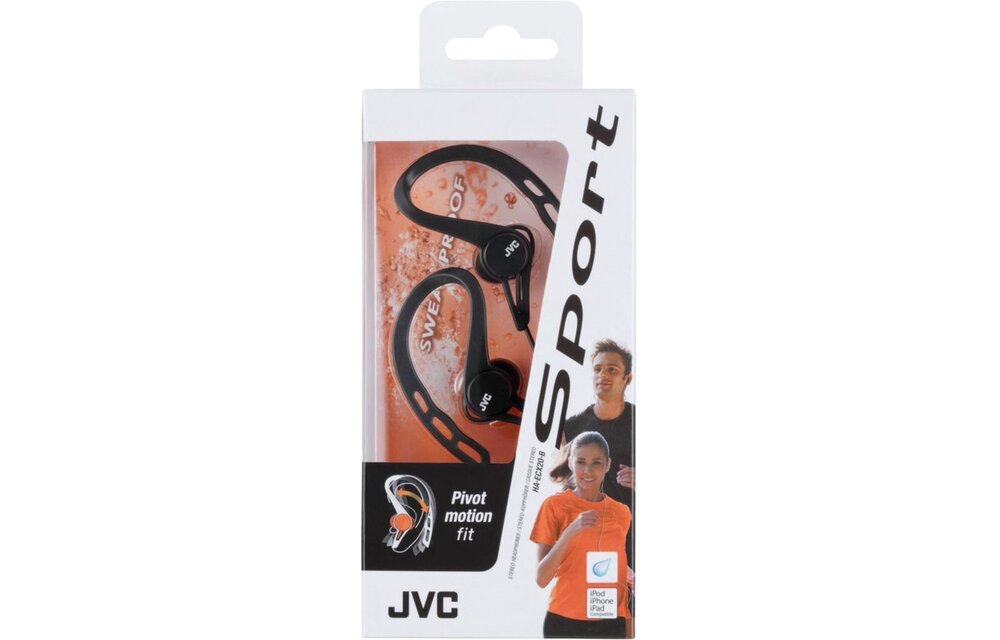 JVC HA-ECX20 Zwart - Oordopjes
