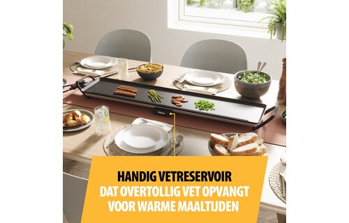 Tristar BP-2670 Tafel Grill Slim XXL - Grillplaat
