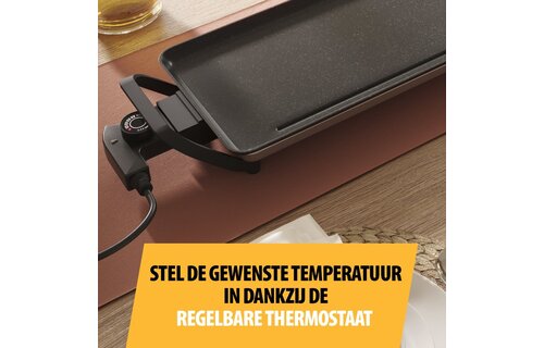 Tristar BP-2670 Tafel Grill Slim XXL - Grillplaat