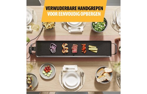 Tristar BP-2670 Tafel Grill Slim XXL - Grillplaat