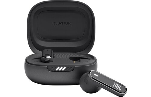 JBL Live Flex Zwart - Draadloze oordopjes