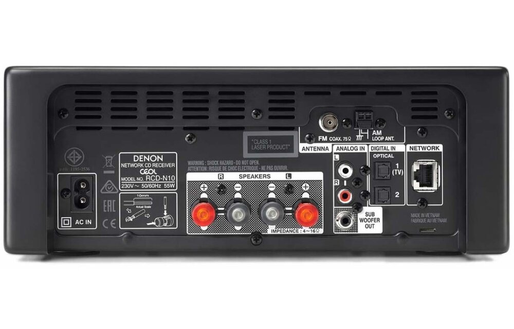 Denon CEOL N10 Zwart - Radio