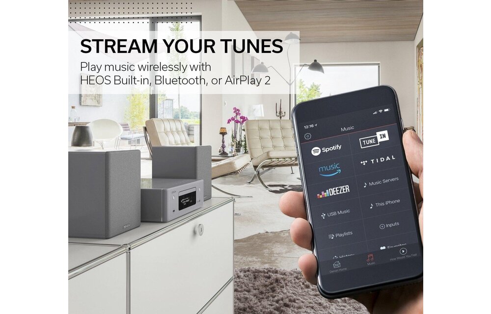 Denon CEOL N10 Zwart - Radio