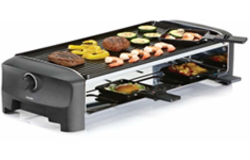 Princess 162840 Raclette 8 Grill and Teppanyaki Party - Gourmetset