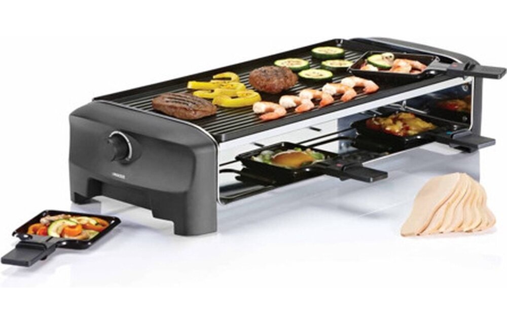 Princess 162840 Raclette 8 Grill and Teppanyaki Party - Gourmetset