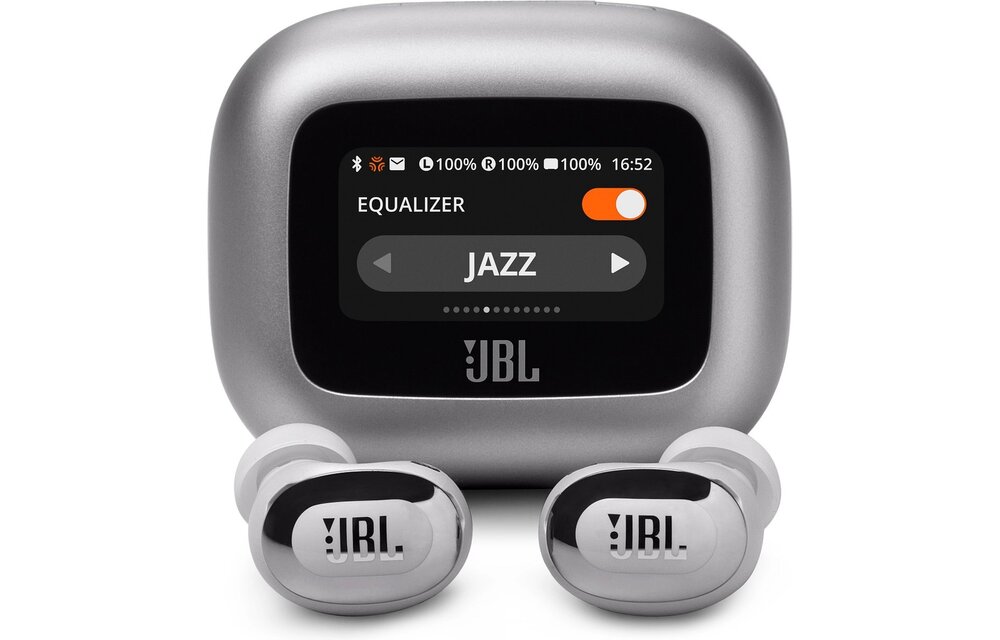 JBL Live Buds 3 Zilver - Draadloze oordopjes