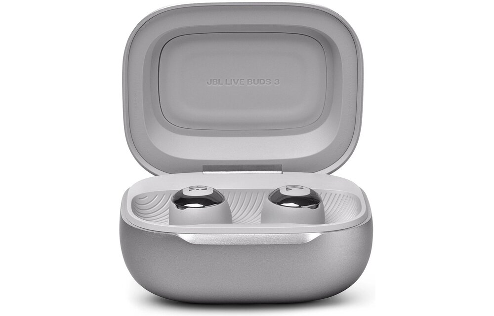 JBL Live Buds 3 Zilver - Draadloze oordopjes
