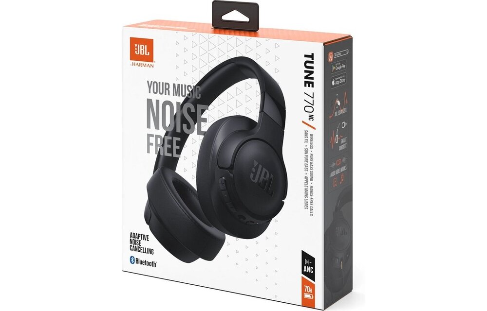 JBL Live 770NC Black - Draadloze koptelefoon