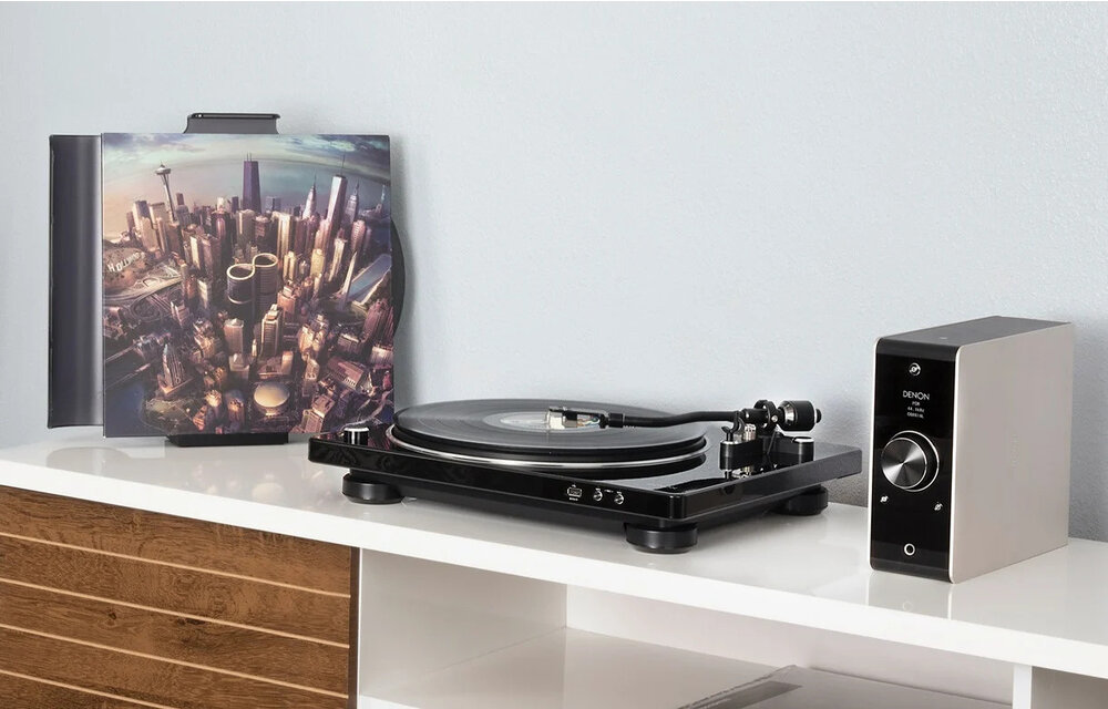 Denon DP-450USB Zwart - Platenspeler