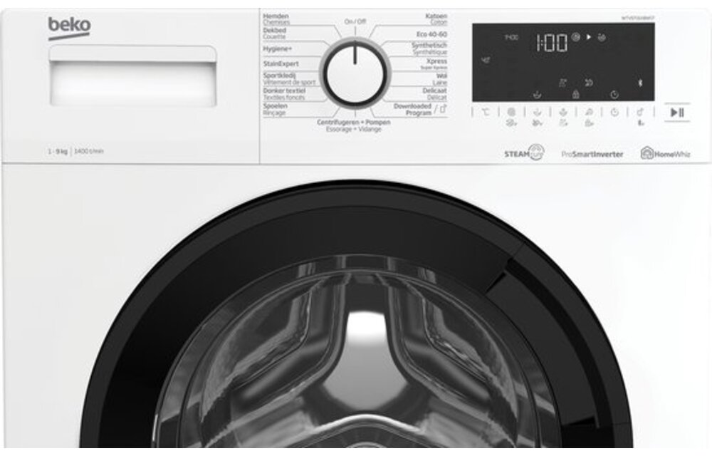 Beko WTV9716XBWST Steamcure - Wasmachine