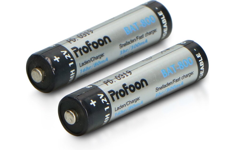 Profoon BAT-800 AAA Oplaadbare batterijen