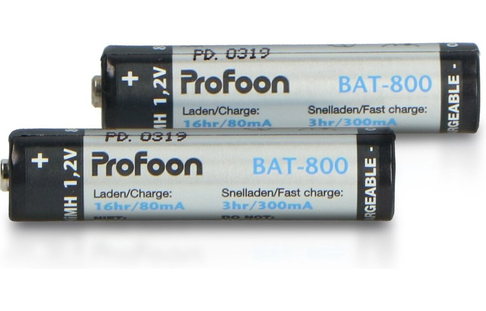 Profoon BAT-800 AAA Oplaadbare batterijen