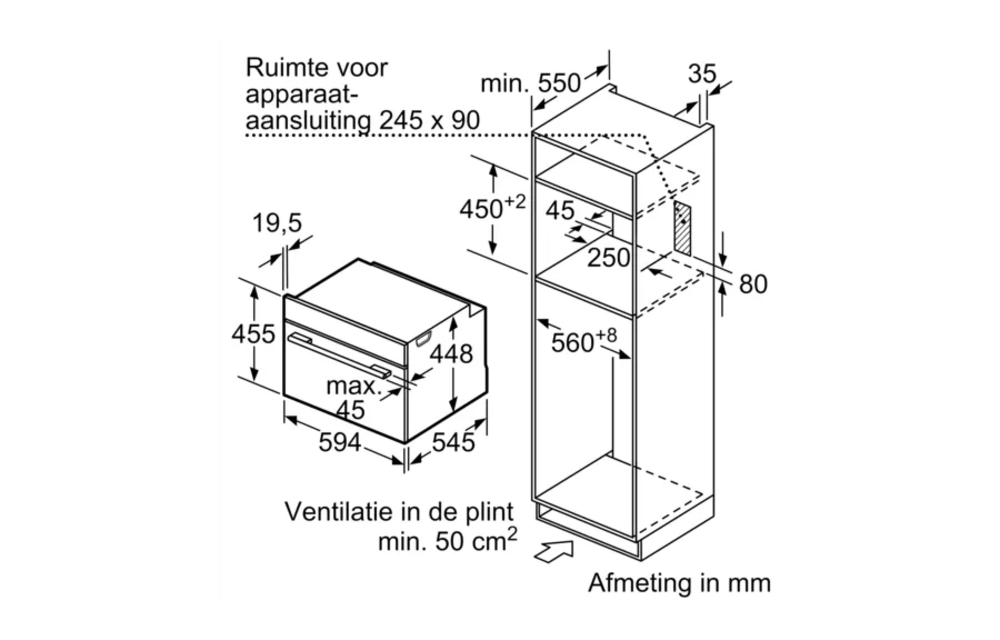Bosch CFA634GS1 - Inbouw magnetron