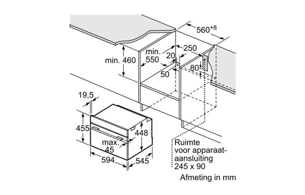 Bosch CFA634GS1 - Inbouw magnetron
