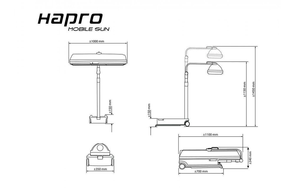 Hapro Mobile Sun HP8540 - Zonnehemel