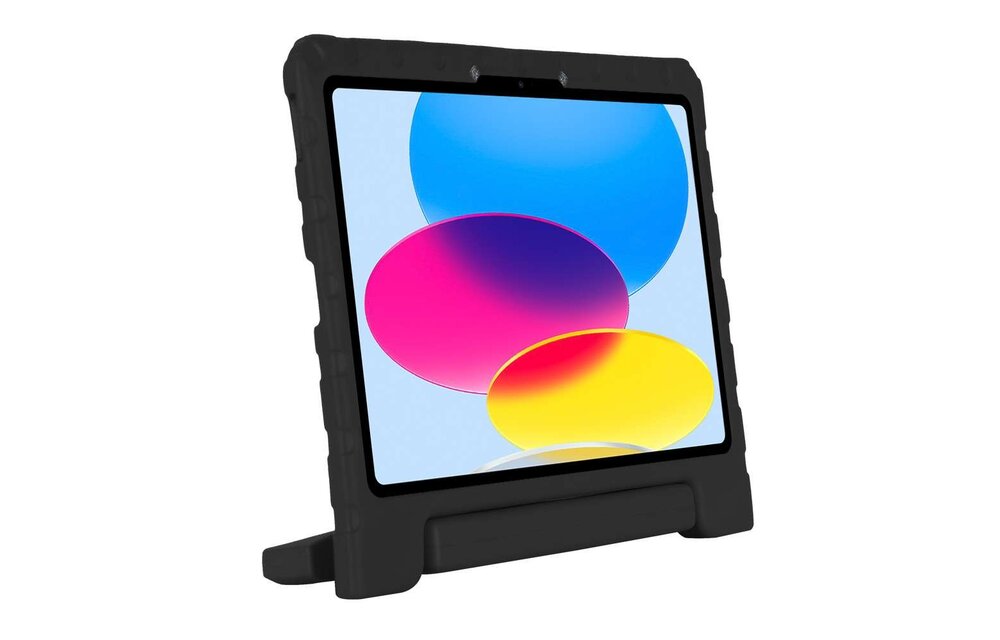 Just In Case Kids Case Cassic - Apple iPad 2022 - Zwart - Beschermhoes