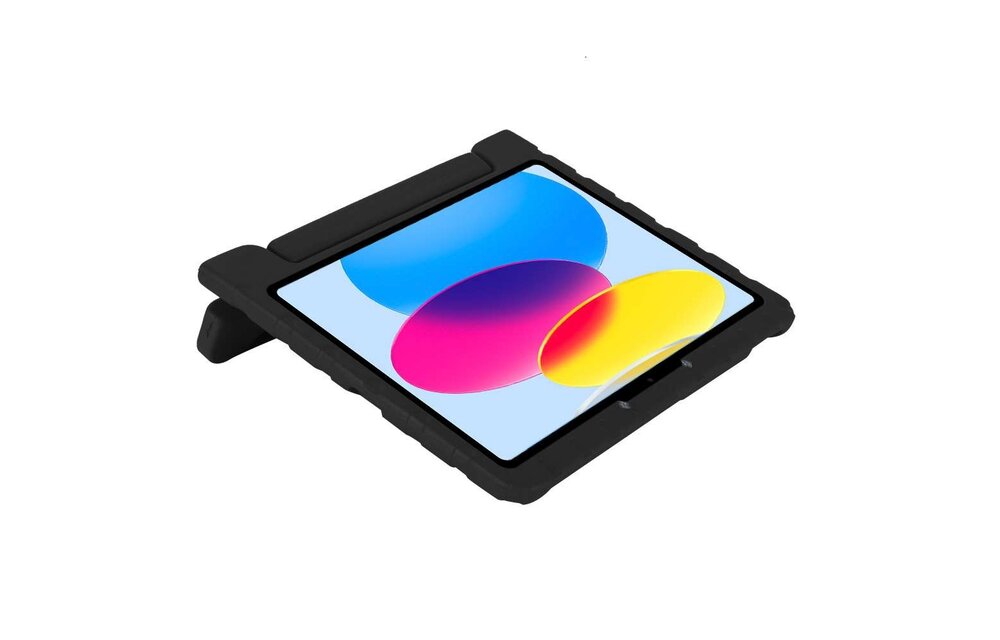 Just In Case Kids Case Cassic - Apple iPad 2022 - Zwart - Beschermhoes