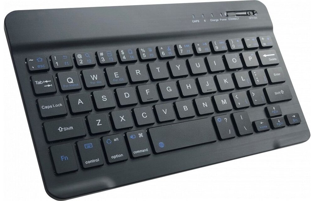 Just in Case Apple iPad 2022 Vintage Bluetooth Keyboard Cover Zwart - Beschermhoes