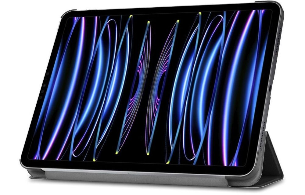Just in Case Smart Tri-Fold Case - Apple iPad Pro 11 - Zwart - Beschermhoes