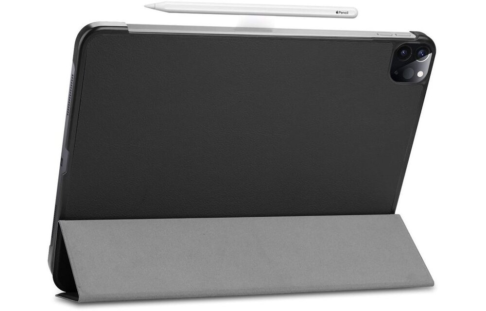 Just in Case Smart Tri-Fold Case - Apple iPad Pro 11 - Zwart - Beschermhoes