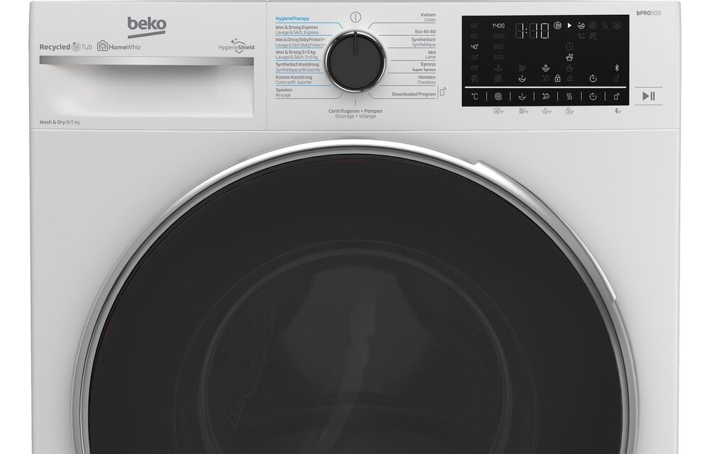 Beko B5DT510446W - Was-droogcombinatie