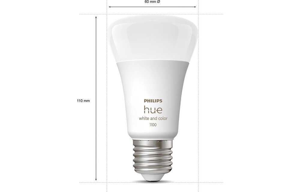 Philips Hue 2x E27 9W A60 Color Ambiance Duo Pack - Slimme lamp