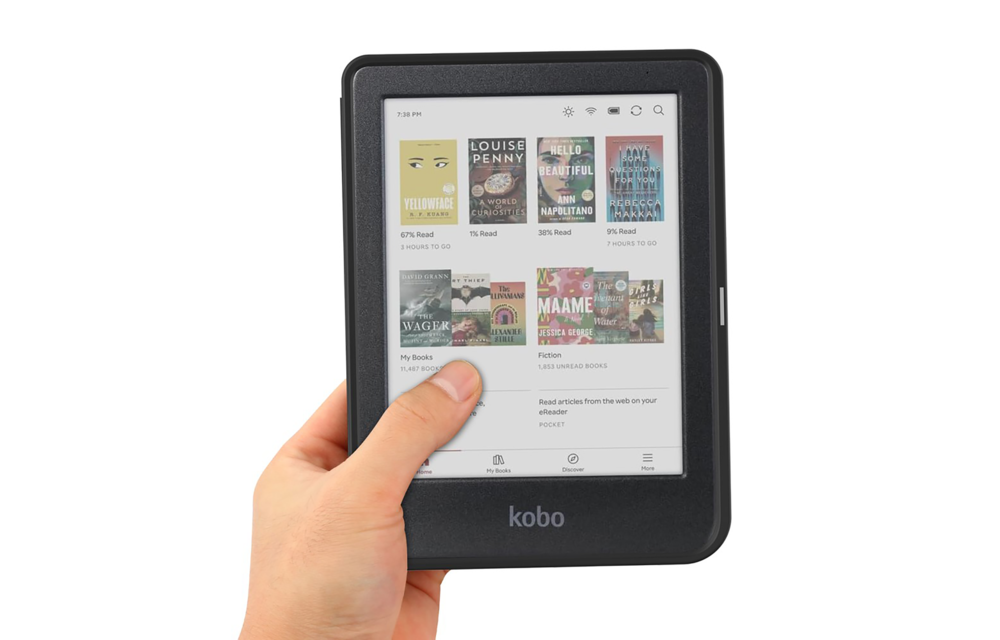 Just in Case Kobo Clara Folio Case Zwart